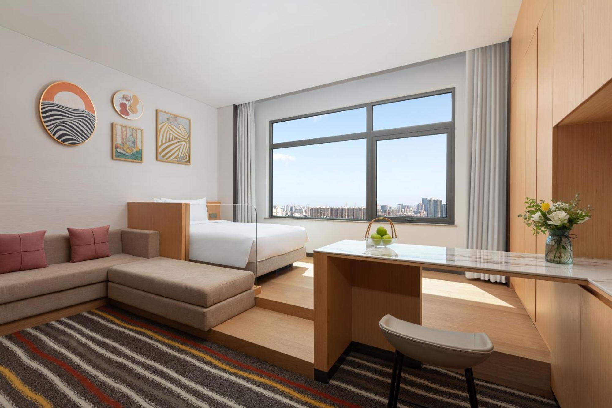 Fraser Place Wujiaochang Shanghai - Adjoin Business Center, Free Minibar Eksteriør bilde